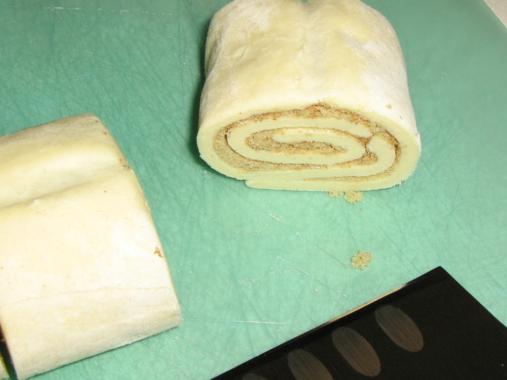 Cutting the rolls