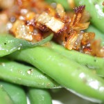 Green Beans and Caramelized Shallots